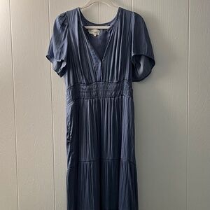 Anthropologie The Somerset Maxi Dress slate